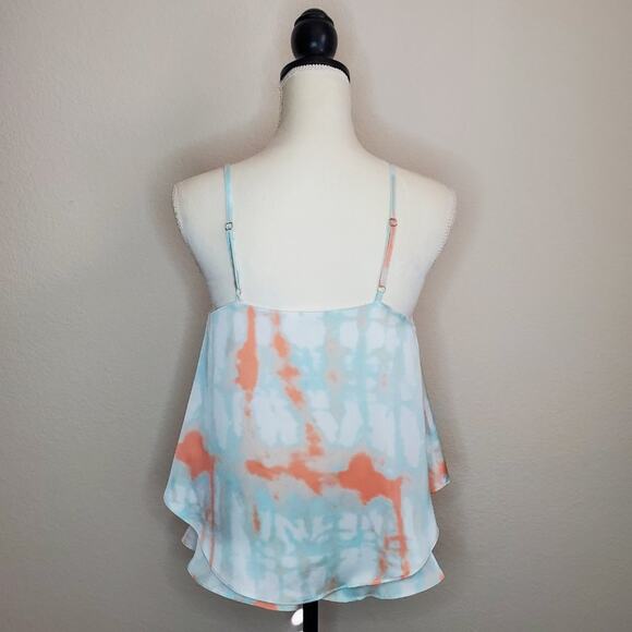 She and Sky Tie Dye Layered Tank Small - Picture 3 of 6